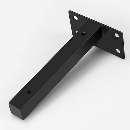 YSNOOWE Modern Style Shelf Bracket Black 1Pack