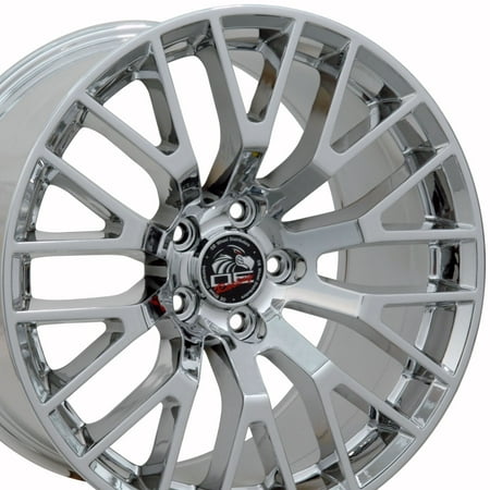 - 19x10 Wheel Fits Ford® Mustang® - 2015 GT Style Chrome Rim, Hollander 10036 - REAR ONLY