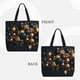 thumbnail image 2 of Easygdp Elegant Golden Blue Ornaments Bolsa Tote para Mujer, Bolso de Hombro para Trabajo, Playa, Viajes, Compras y Supermercado, 2 of 7