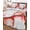 Red, variant on Twin XL Quilt Bedding Set, Turquoise Marble Stone Reversible Summer Quilt 3 Pieces, Ink Splash Country Marble Abstract Lightweight Bedspreads Coverlets with 2 Pillow Shams for All Seasons