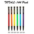 thumbnail image 4 of Madisi Mechanical Pencil, 0.7mm Medium Point, HB #2 Lead, Assorted Barrels, 144-Count, 4 of 4