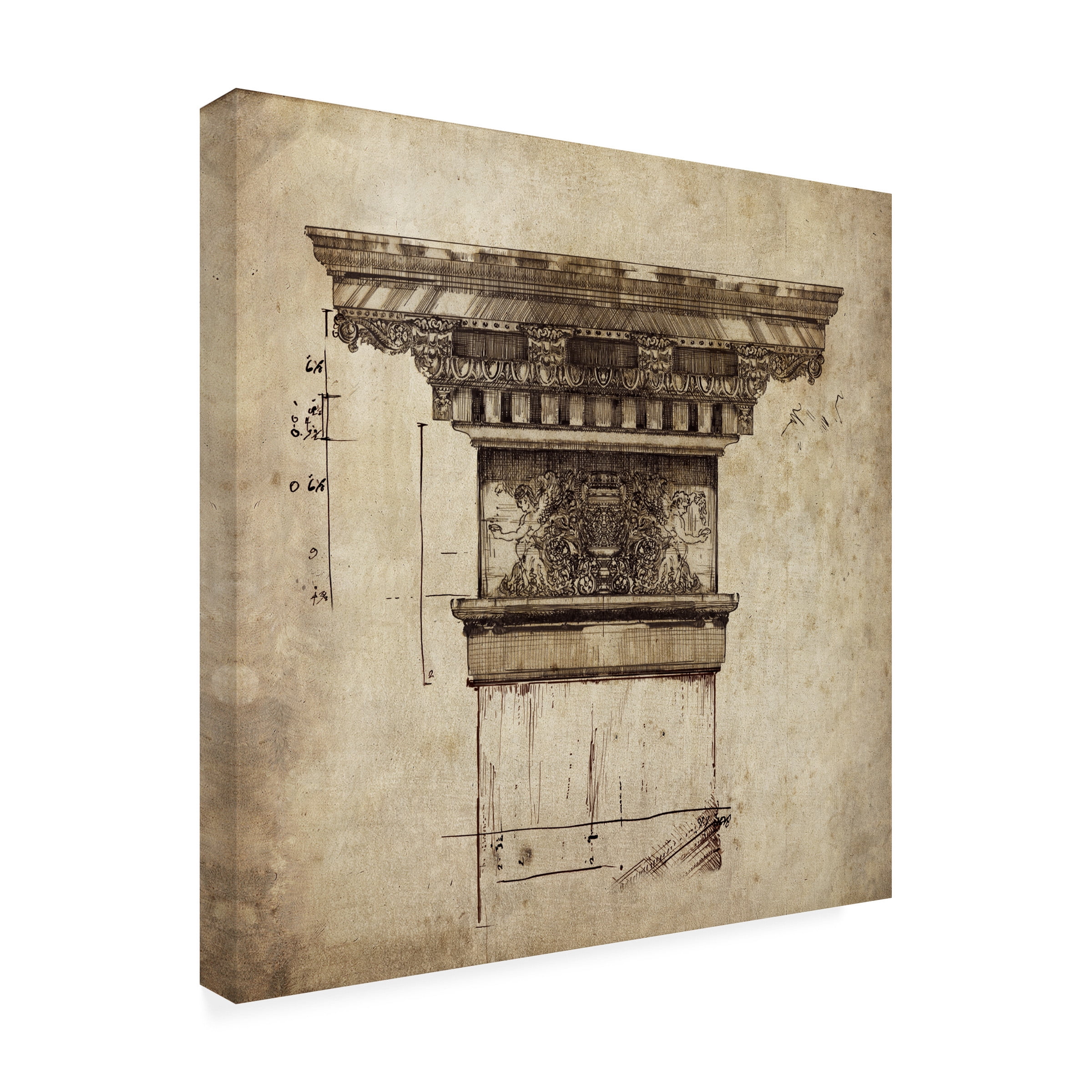 Sidney Paul and Co. ' Column I' Canvas Art