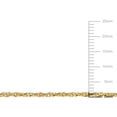 thumbnail image 2 of Everly Women's 1.9mm Diamond-Cut 10k Yellow Gold Singapore Chain Necklace, 2 of 8