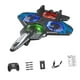 thumbnail image 4 of Avión de combate de espuma con control remoto, juguete para exteriores, fácil de volar, 6 canales batería simple azul, 4 of 9