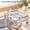 Gray, variant on Sponge Holder for Kitchen Sink - Auto Draining Sink Caddy Organizer with Detachable Rack, High Brush Holder, Kitchen Countertop Storage Accessories