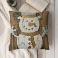 thumbnail image 3 of SHANXI Christmas Decorative Pillowcase Throw Pillow Cover, Farmhouse Merry Christmas for Sofa Bed Room Home Decor 18x18in, 3 of 5