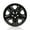 black(1pcs), variant on Hubcap Wheel Chrome Skin Hub Cap Cover 4Pcs 17" Fit for 2006-2012 Toyota RAV4 5-Spoke