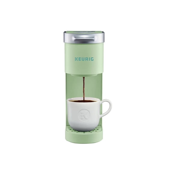 Restored Keurig K-Mini Coffee Maker, Single Serve K-Cup Pod Coffee Brewer, 6 to 12 Oz. Brew Sizes, Chill Green (Refurbished)