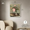 thumbnail image 5 of Berthe Morisot - Peonies Canvas Vintage Farmhouse Wall Art by Art Remedy, Silver Frame, 24" x 30", 5 of 7
