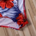 thumbnail image 4 of ITFABS Women Push Up Bikini Set Flower Print High Waist Swimming Suits, 4 of 5