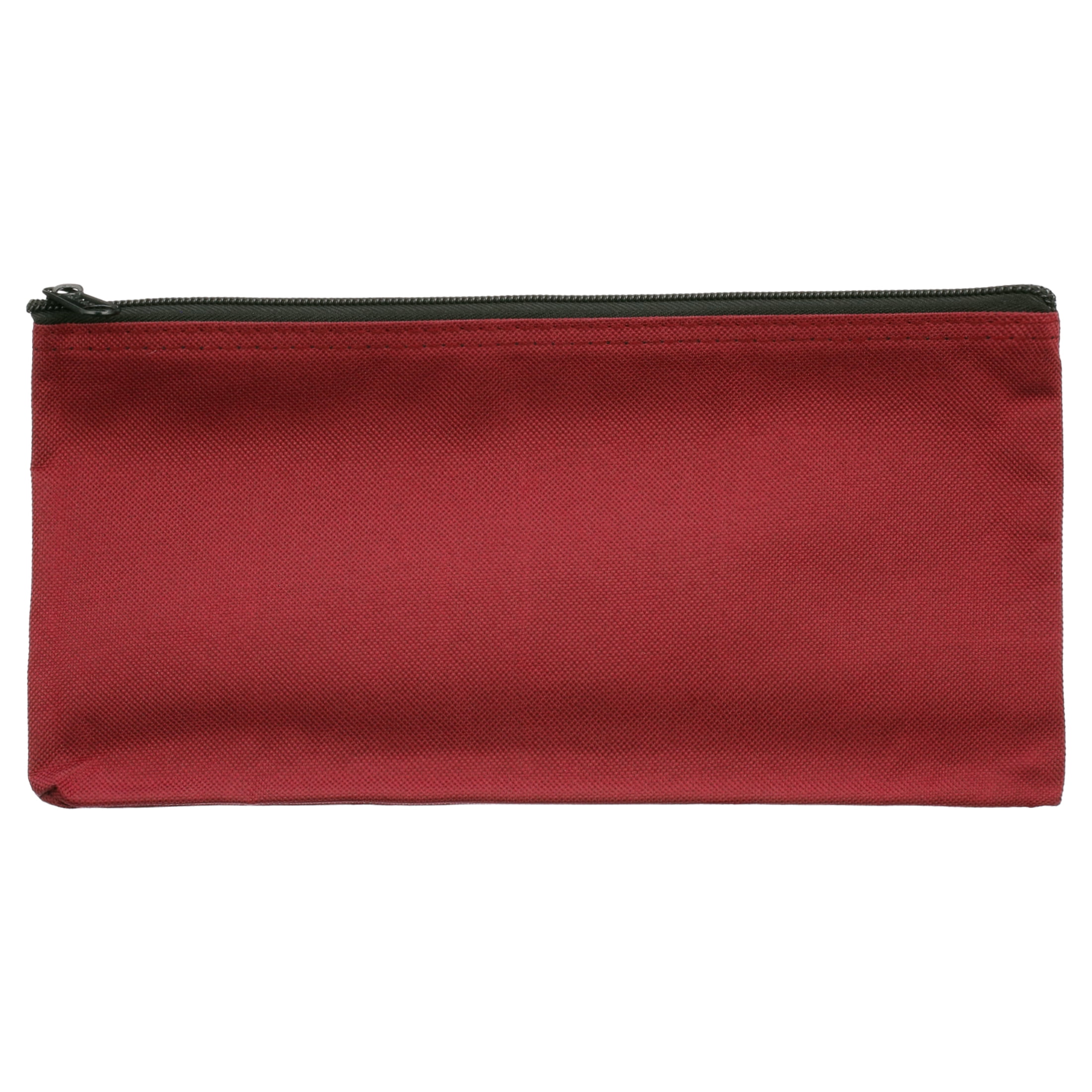 DALIX Zippered Money Pouch Bank Bag Pencil Marker Bags Assorted Colors 24 Pack