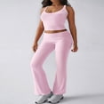 thumbnail image 5 of LYMAYTER 2 Piece Outfits for Women Casual Sleeveless Tank Tops Long Pants Sets Tracksuits Match Sets S-XL, 5 of 8