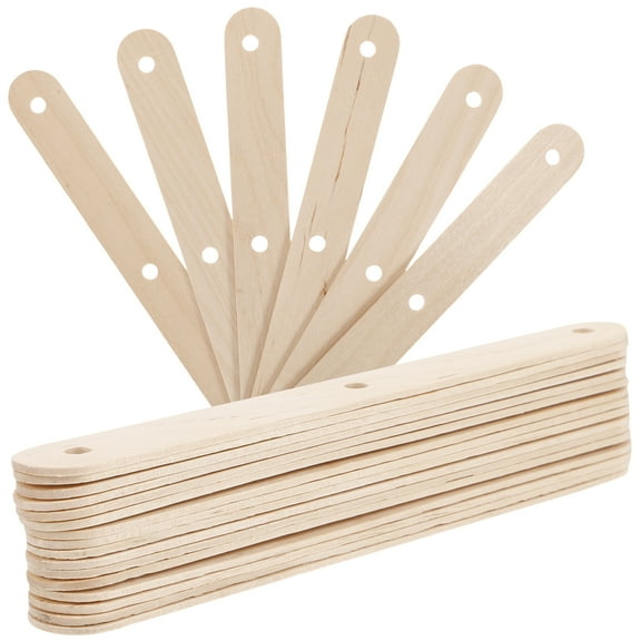 Ice Cream Stick 50 Pcs Mini Popsicle Tongue Depressors Rod Wood Wand Paint Stir Sticks Wooden