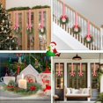 thumbnail image 6 of Christmas Mini Wreaths, Set of 2 Small Artificial Cabinet Rings with Bows and Berries, Holiday Door Window Decor, Hanging Indoor Outdoor Decorations, 6 of 6
