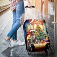 thumbnail image 3 of Merry Christmas German Shorthaired Pointer Santa Hat Xmas Tree Winter Holiday Travel Luggage Cover GSP Lover Dog Gift Suitcase Dust Protective Decor - 01013, 3 of 5