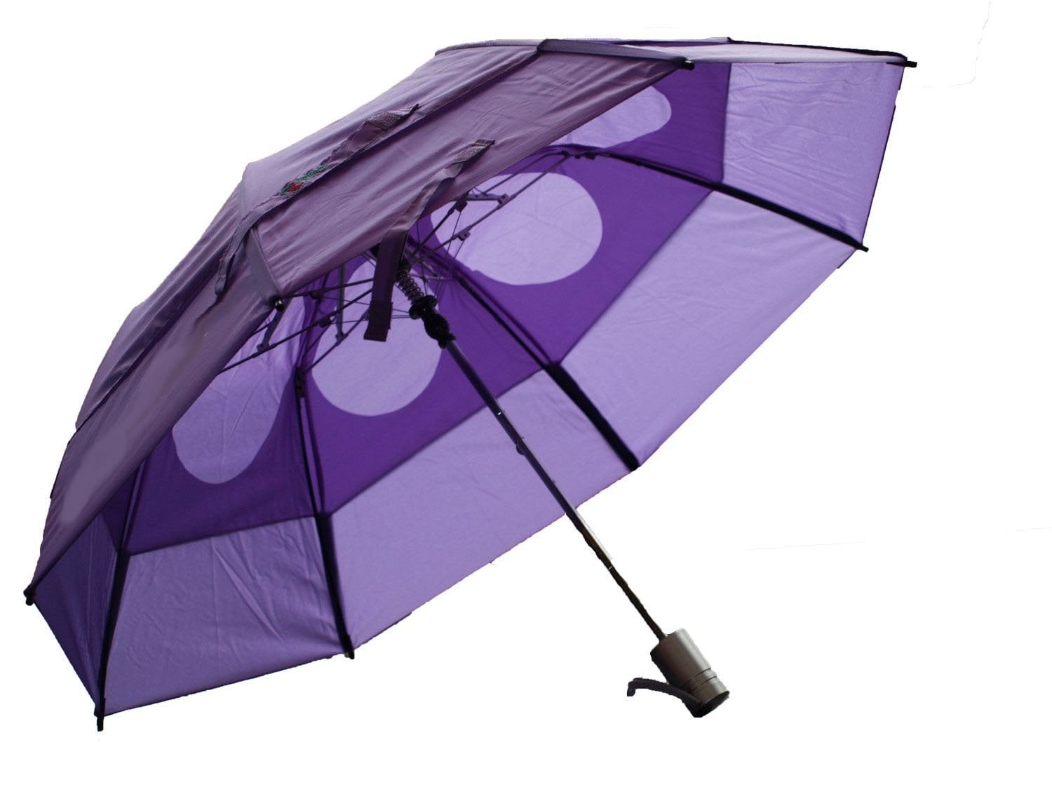 Nylon Two Person Umbrella GustBuster 55 MPH  Wind Warranty Doorman 62" Dia