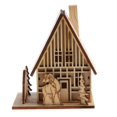 thumbnail image 2 of Rompecabezas de 3D Chimenea Casa Chalets - Decoración para hogar Construcción de s Juguete de Modelado Educativo Fá Baoblaze Rompecabezas de madera 3D juguete, 2 of 8