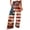 Wine 1, variant on Women's 4th of July Wide Leg Pants American Flag Flower Print High Waist Casual Loose Pants for Summer 250th Anniversary Patriotic Pants