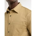 thumbnail image 5 of Free Assembly Men’s Two Pocket Utility Button Front Shirt with Short Sleeves, Sizes XS-3XL, 5 of 5