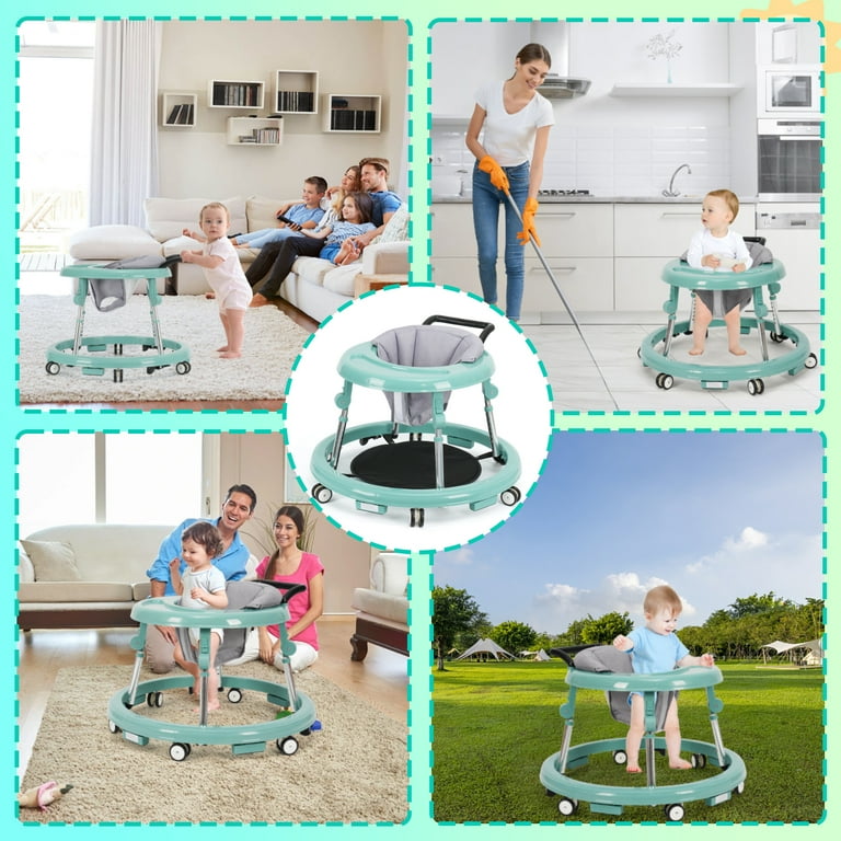 Poitik Baby Walker, 9 Adjustable Heights, 6-18 Months photo 8