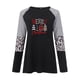 thumbnail image 4 of Camisas Navideñas Para Mujer Tops de Manga Larga Blusa Informal Con Estampado de Cuello Redondo de Moda Odeerbi ODB201685, 4 of 5