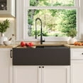 thumbnail image 4 of DV-1K0161B 33"L x 20"W Kitchen Sink, Farmhouse Workstation Sink with Cutting Board and Dish Drying Rack, 4 of 13