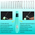 thumbnail image 3 of Yarniss 18 Size Counting Crochet Hooks with Light, Digital Counter Crochet Hooks Set with Case (2.0mm~14.0mm), 3 of 8
