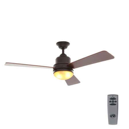 Hampton Bay Trieste 52 Led Oil Rubbed Bronze Ceiling Fan