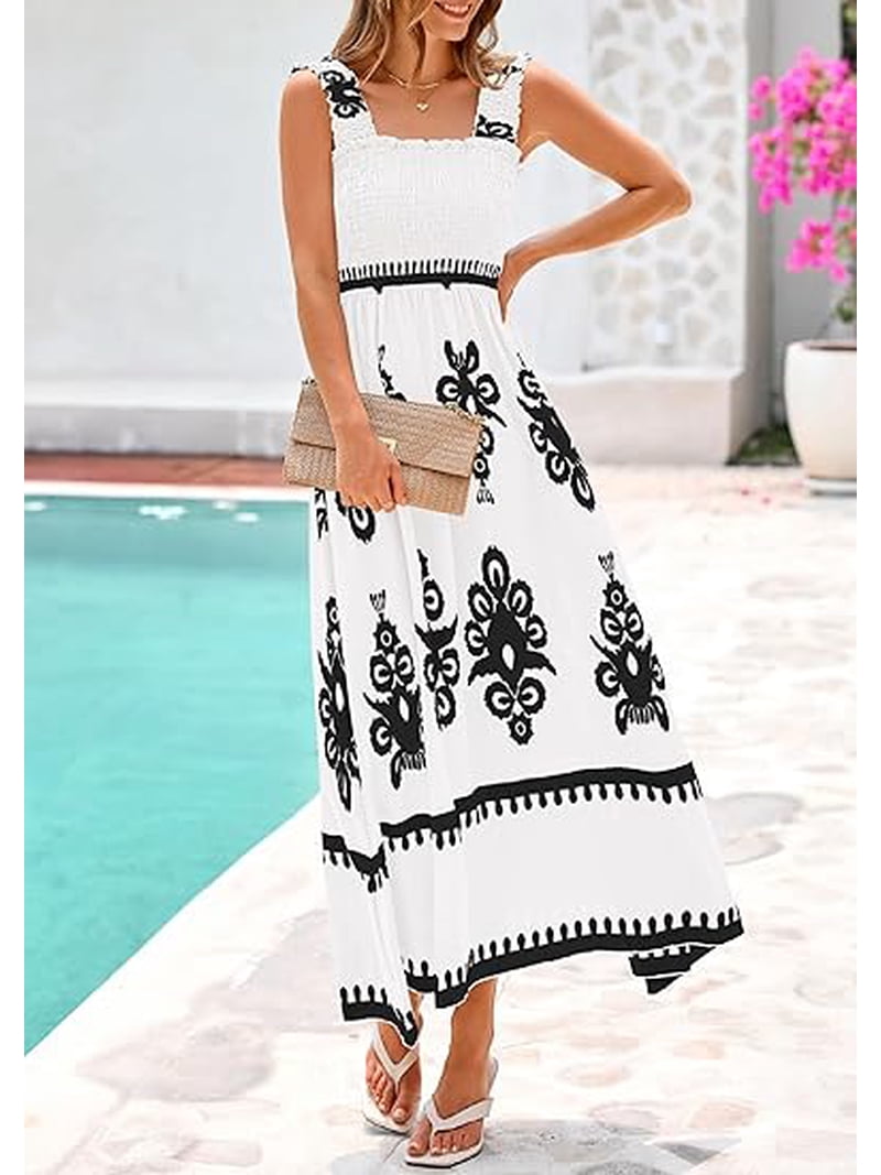 aline beach dress A-Line Deep V-neck Sleeveless Sweep Train Tulle Beach Wedding Dresses, Diamond White / 22 main image 0
