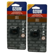 Ozium Membrane Car Vent Clip AC Air Fresheners Car Air Freshener and Car Odor Eliminator, Vanilla, 2 Packs