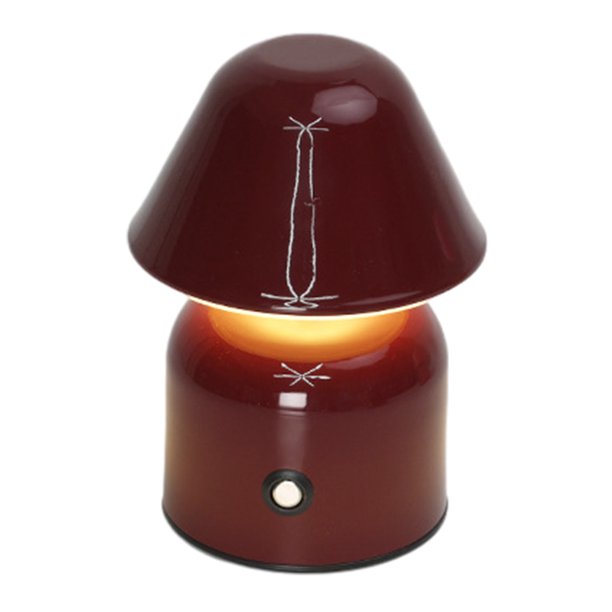 Luz linda de la noche de la seta del control táctil 1200mAh de la lámpara de mesa creativa de la seta del LED