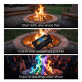 thumbnail image 2 of Magical Flames Fire Color Packets (48 Pack), Fire Color Changing Packets for Fire Pit, Campfires, Bonfires & Fireplaces - Camping Essential, 2 of 4
