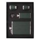 thumbnail image 3 of Juego de petaca Qtmnekly, petaca de acero inoxidable de 260 ml, ideal como regalo para hombre, para bar, camping, barbacoa, petaca portátil de bolsillo, color verde, 3 of 6