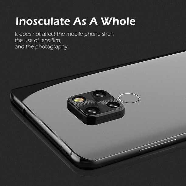 Película Protectora Hat-prince Cubierta protectora de lente de cámara trasera para Huawei Mate 20 Pro (Negro)
