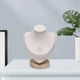 thumbnail image 5 of Exhibición de busto de joyería, collar, maniquí, soporte de exhibición, modelo de soporte para mujer Beige Zulema Collar Busto Titular, 5 of 7