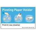 thumbnail image 2 of Moen YB8208CH Rothbury Pivoting Toilet Paper Holder, Chrome, 2 of 2