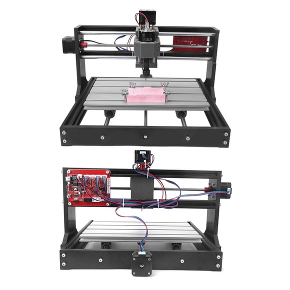 Cnc Milling Machine, Reliabile Cnc 3018 Pro/Mini Engraving Machine, Large Working Area Accurate For Plastic, Wood, Acrylic, Pvc, Pcb And Other Soft Materials US Plug