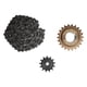 thumbnail image 2 of Kit de cadena y piñón ANGGREK 114 eslabones 410 22T para motocicletas, 2 of 8