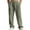 01# Army Green, variant on Waffle Sweatpants Men Textured Drawstring Waist Solid Wide Leg Straight Joggers Casual Comfy Workout Lounge Pants Black M