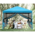 thumbnail image 6 of ABCCANOPY 10 ft x 10 ft Easy Pop up Outdoor Canopy Tent With Netting, Sky Blue, 6 of 6
