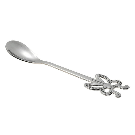 LIFKOME 1Pc Stainless Steel Fruit Spoon Butterfly Shape For Home Bar Dessert Spoons