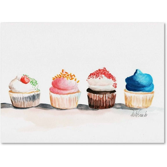 Trademark Fine Art "Choose One No Words" Canvas Art by Jennifer Redstreake