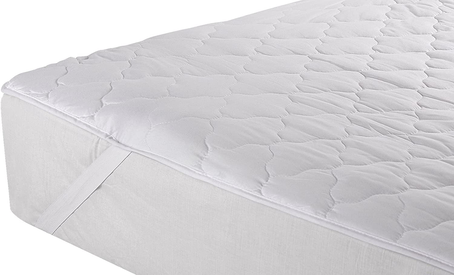 Gilbin, Quilted Cot Size Cotton Top Camp Mattress Pad Fits on Most Camping cots, R/V bunk beds
