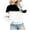 White, variant on Girls Sweatshirt Long Sleeve Pullover Crewneck Oversized Fashion Top for Fall Winter School Casual Wear Girls Sweatshirt
