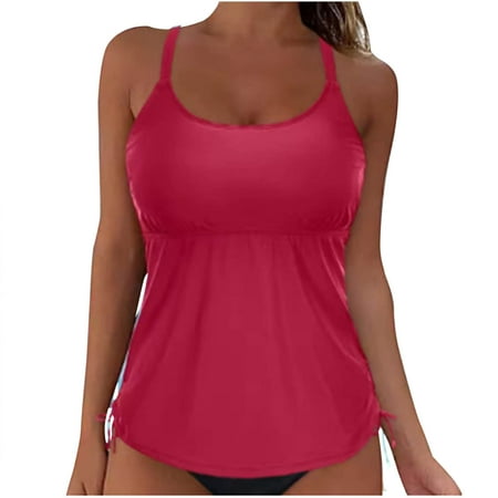 Awdenio Modest Swimsuits for Women 2025 Tankini Bathing Suits Swim Suits for Women Swimwear Bathing Suit Top with Boyshorts