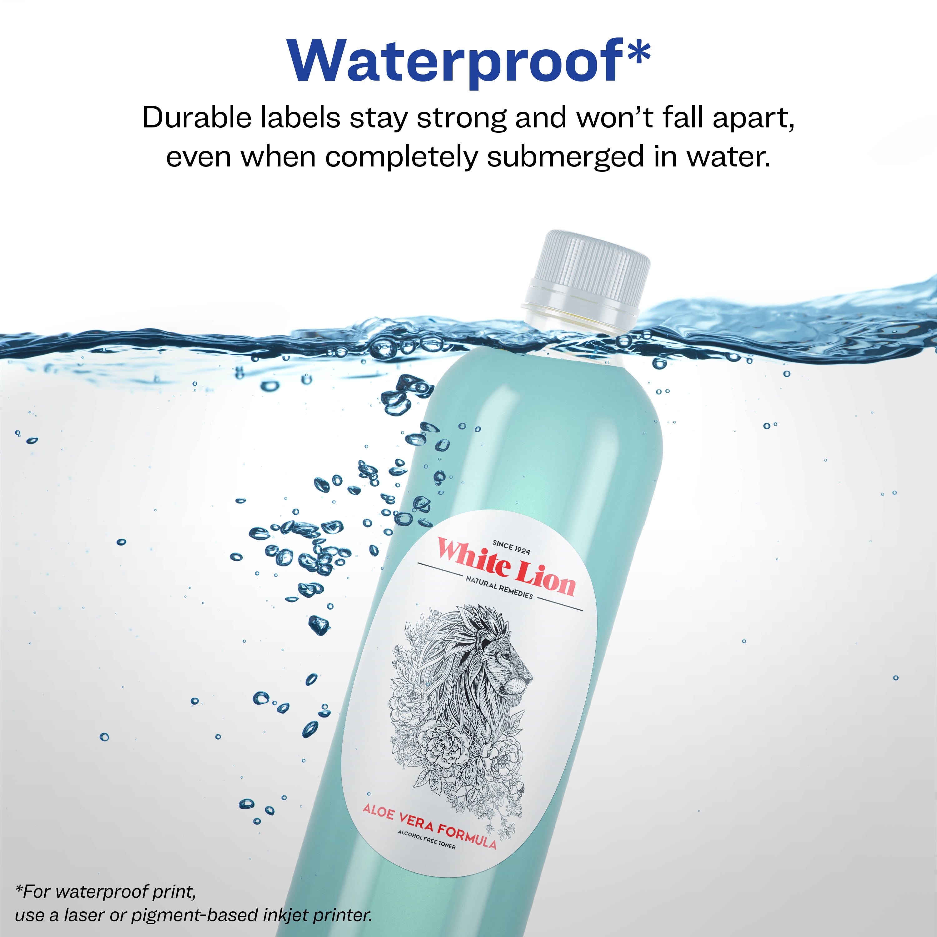 Avery 3" x 5" Waterproof Oval Labels, 75 Labels