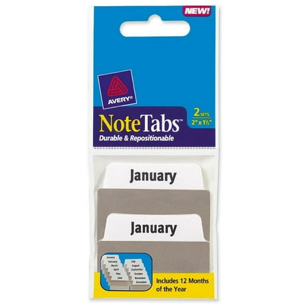 Avery�� NoteTabs Monthly Traditional File Tab