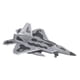thumbnail image 5 of Modelo de caza de aleación 1/72, avión de combate coleccionable de aviación realista. Gris, 5 of 9