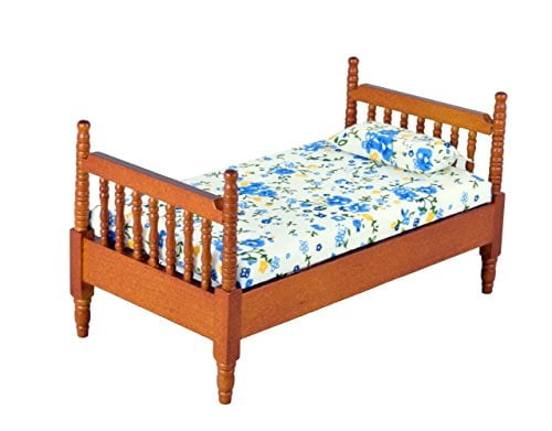 miniature dollhouse bed