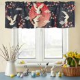 thumbnail image 6 of Valances for Windows Rod Pocket Short Curtain for Bathroom Living Room Bedroom 1 Panel 54x18in, 6 of 9